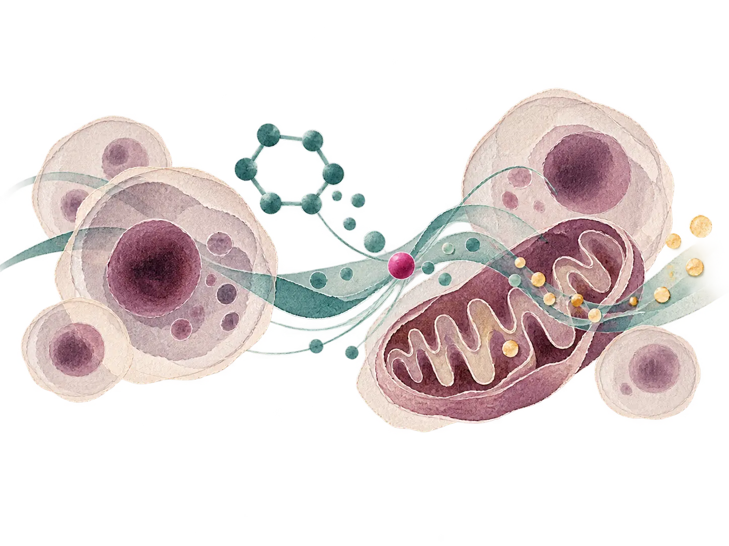 Ilustração artística sobre Diabetes e metabolismo