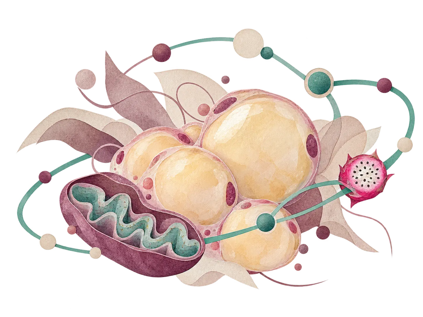 Ilustração artística sobre Obesidade